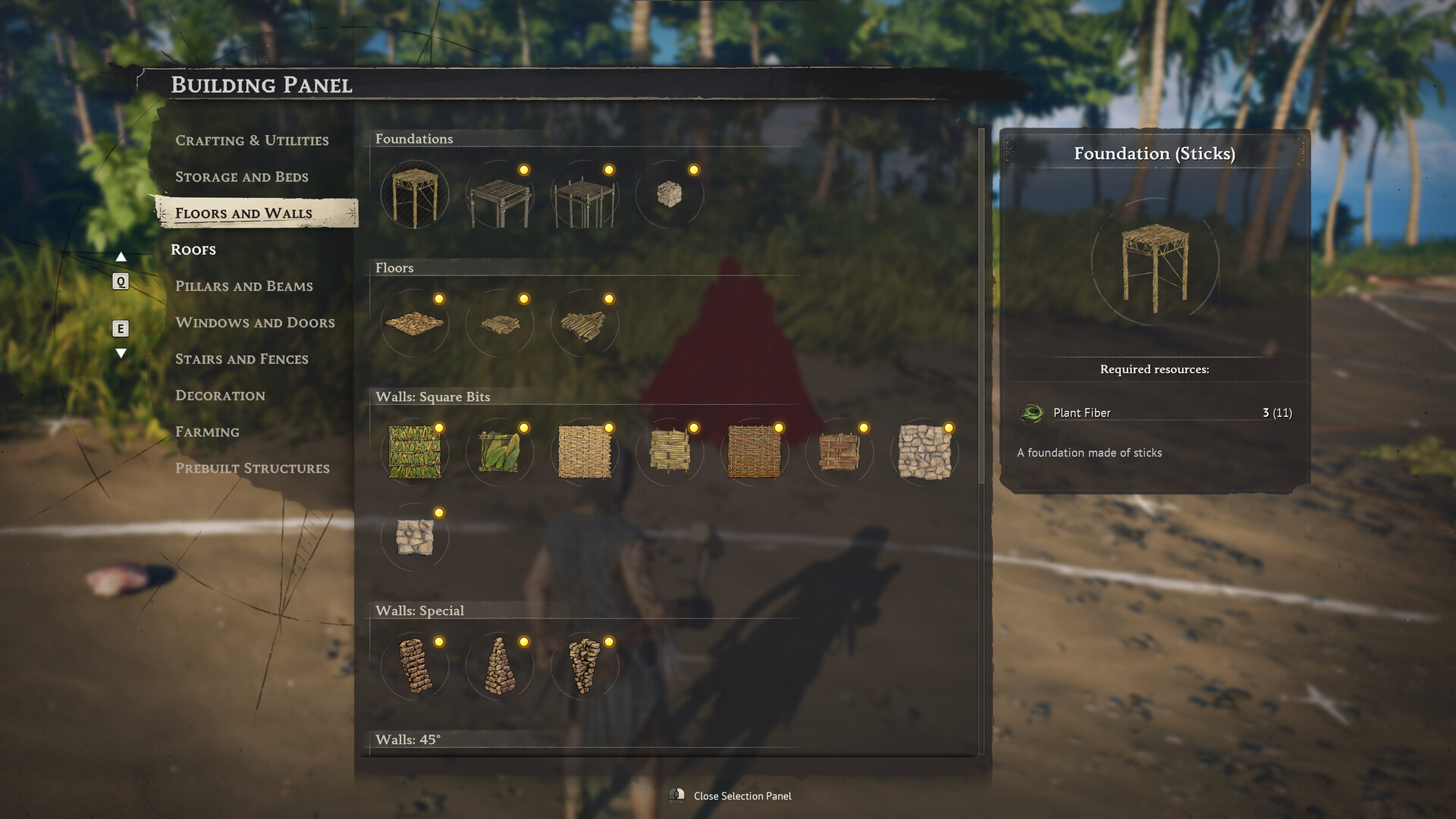Windrose 基本情報 クラフトシステムの画面